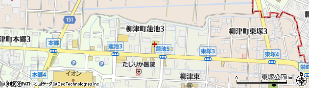 牛源 柳津店周辺の地図