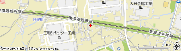 岐阜県不破郡垂井町524-1周辺の地図