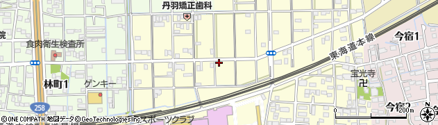 岐阜県大垣市三塚町572周辺の地図