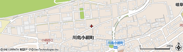 岐阜県各務原市川島小網町周辺の地図