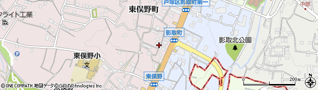 神奈川県横浜市戸塚区東俣野町1053周辺の地図