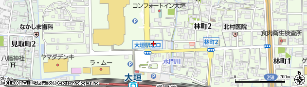 共友リース株式会社大垣支店周辺の地図