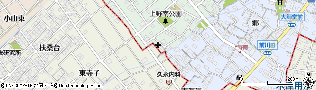 愛知県犬山市上野新町356周辺の地図