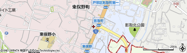 神奈川県横浜市戸塚区東俣野町1054周辺の地図