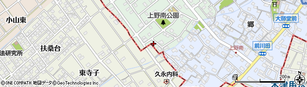 愛知県犬山市上野新町355周辺の地図