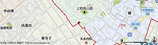 愛知県犬山市上野新町354周辺の地図
