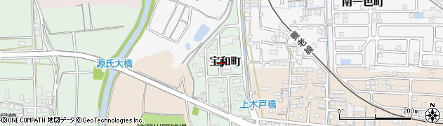岐阜県大垣市宝和町周辺の地図