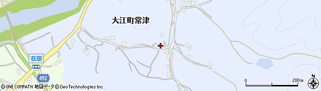 京都府福知山市大江町常津593周辺の地図