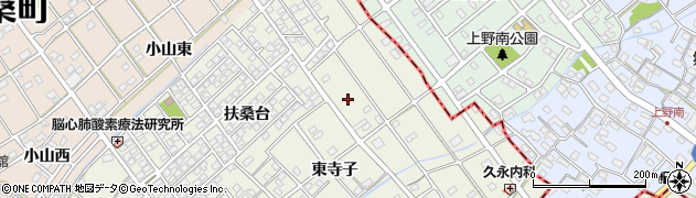 愛知県扶桑町（丹羽郡）高雄（東寺子）周辺の地図