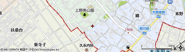 愛知県犬山市上野新町364周辺の地図