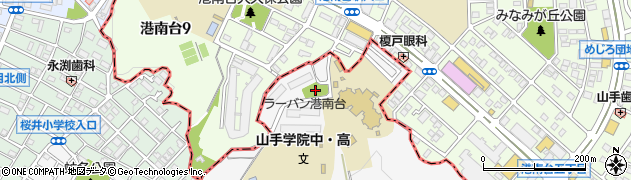 上郷深田公園周辺の地図