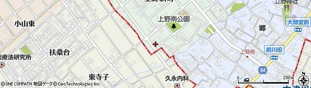 愛知県犬山市上野新町344周辺の地図