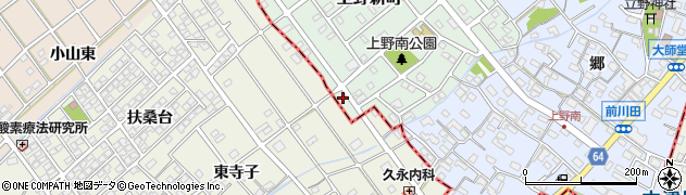 愛知県犬山市上野新町348周辺の地図