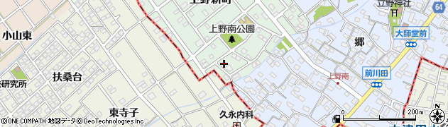 愛知県犬山市上野新町329周辺の地図
