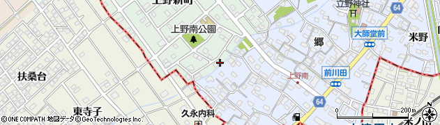 愛知県犬山市上野新町366周辺の地図