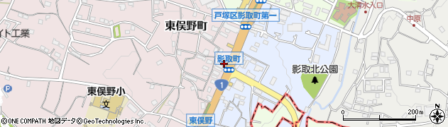神奈川県横浜市戸塚区東俣野町1061周辺の地図