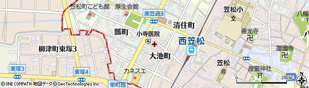 有限会社内田商会周辺の地図