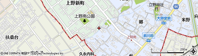 愛知県犬山市上野新町368周辺の地図
