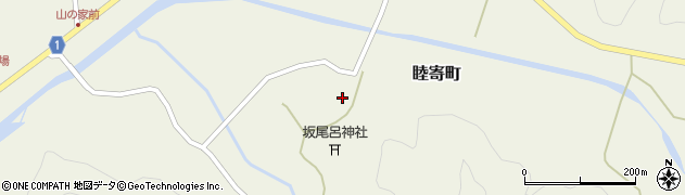 京都府綾部市睦寄町（鳥垣）周辺の地図