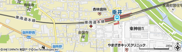 岐阜県不破郡垂井町1616周辺の地図