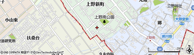 愛知県犬山市上野新町339周辺の地図