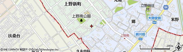 愛知県犬山市上野新町314周辺の地図