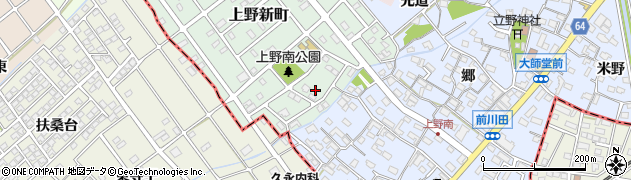 愛知県犬山市上野新町320周辺の地図