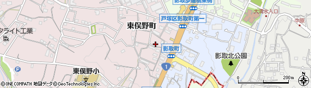 神奈川県横浜市戸塚区東俣野町1064周辺の地図