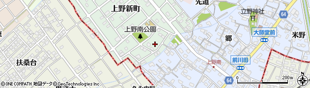 愛知県犬山市上野新町313周辺の地図