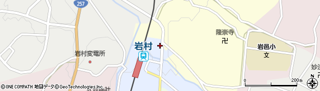 岐阜県恵那市領家2591周辺の地図
