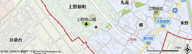愛知県犬山市上野新町310周辺の地図