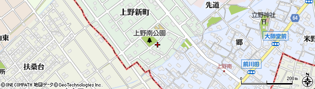 愛知県犬山市上野新町316周辺の地図