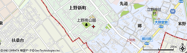 愛知県犬山市上野新町311周辺の地図