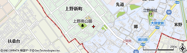 愛知県犬山市上野新町304周辺の地図