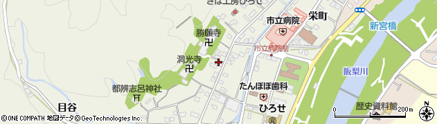 島根県安来市広瀬町広瀬新市町周辺の地図