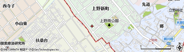 愛知県犬山市上野新町55周辺の地図