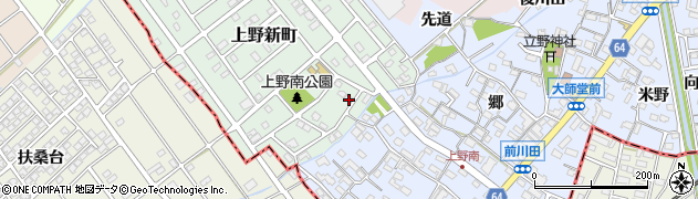 愛知県犬山市上野新町299周辺の地図
