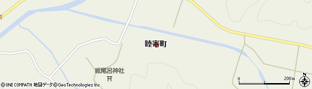京都府綾部市睦寄町周辺の地図