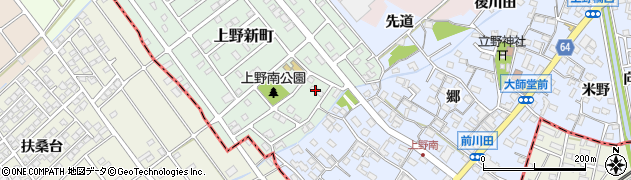 愛知県犬山市上野新町296周辺の地図