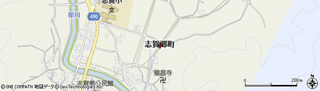 京都府綾部市志賀郷町周辺の地図