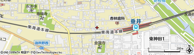 岐阜県不破郡垂井町1614周辺の地図
