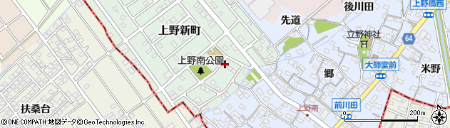 愛知県犬山市上野新町294周辺の地図
