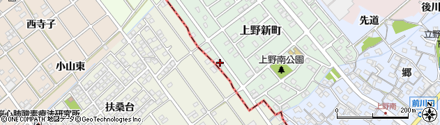 愛知県犬山市上野新町41周辺の地図