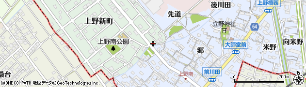 愛知県犬山市上野新町518周辺の地図
