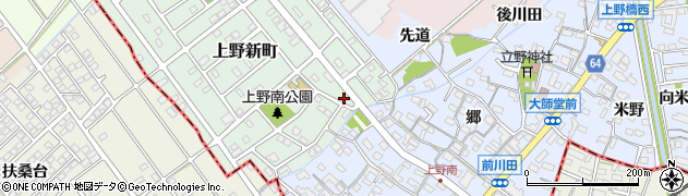 愛知県犬山市上野新町373周辺の地図