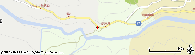 兵庫県養父市奈良尾152周辺の地図