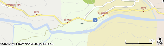 兵庫県養父市奈良尾209周辺の地図