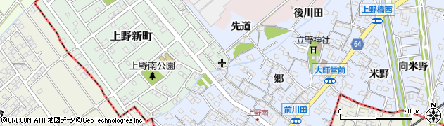 愛知県犬山市上野新町521周辺の地図