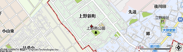 愛知県犬山市上野新町279周辺の地図