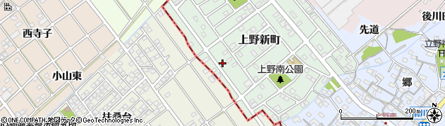 愛知県犬山市上野新町63-3周辺の地図